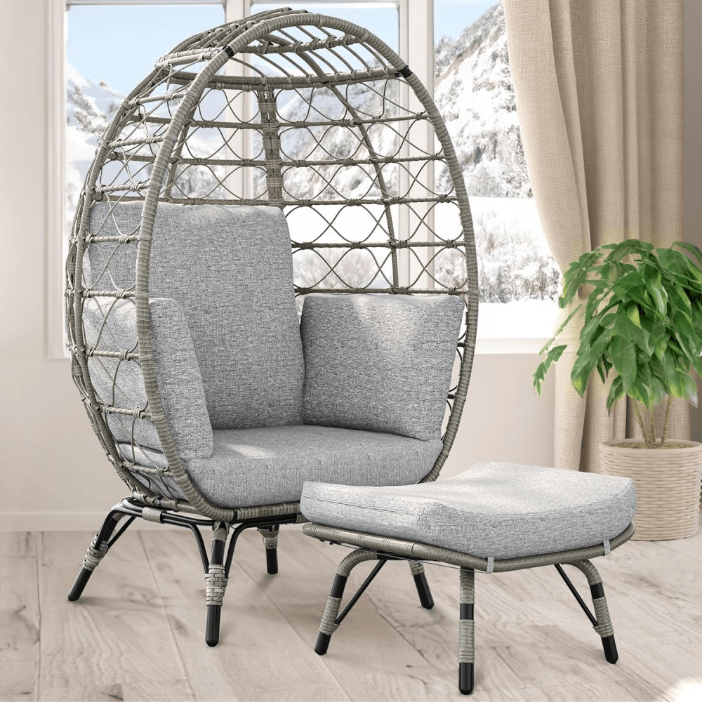 ბაღის ავეჯის კომპლექტი OEM 17051822, 2Pcs, Furniture Set, Grey