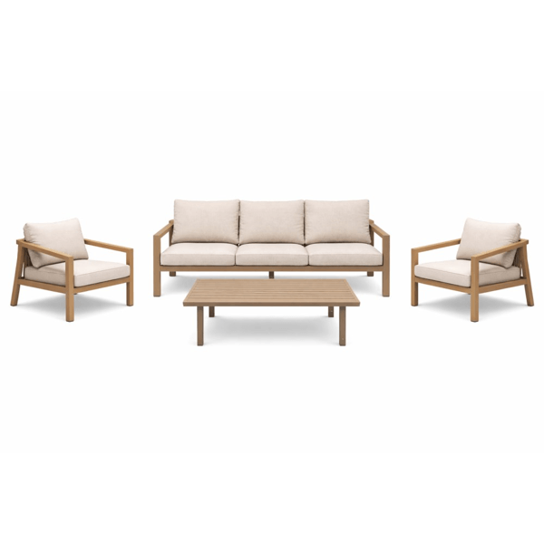 ბაღის ავეჯის კომპლექტი OEM ZT-SF252, 4Pcs, Garden Furniture Set, Beige