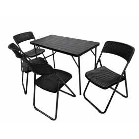 Furniture Set OEM SS-011F-8B, 5Pcs, Black