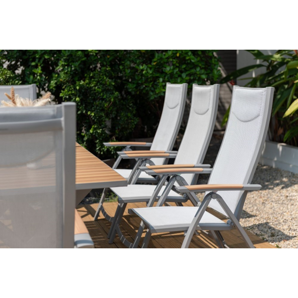 Furniture Set Panama 17051658, 7Pcs, Grey