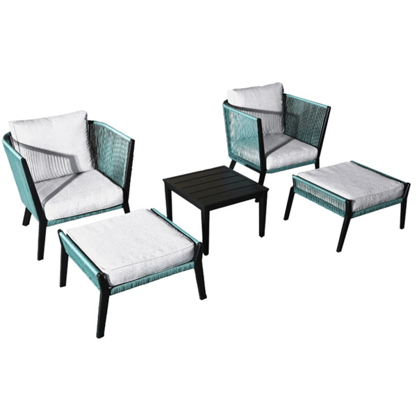 ავეჯის კომპლექტი OEM Jm-PS-T612, 5Pcs, Furniture Set, Grey
