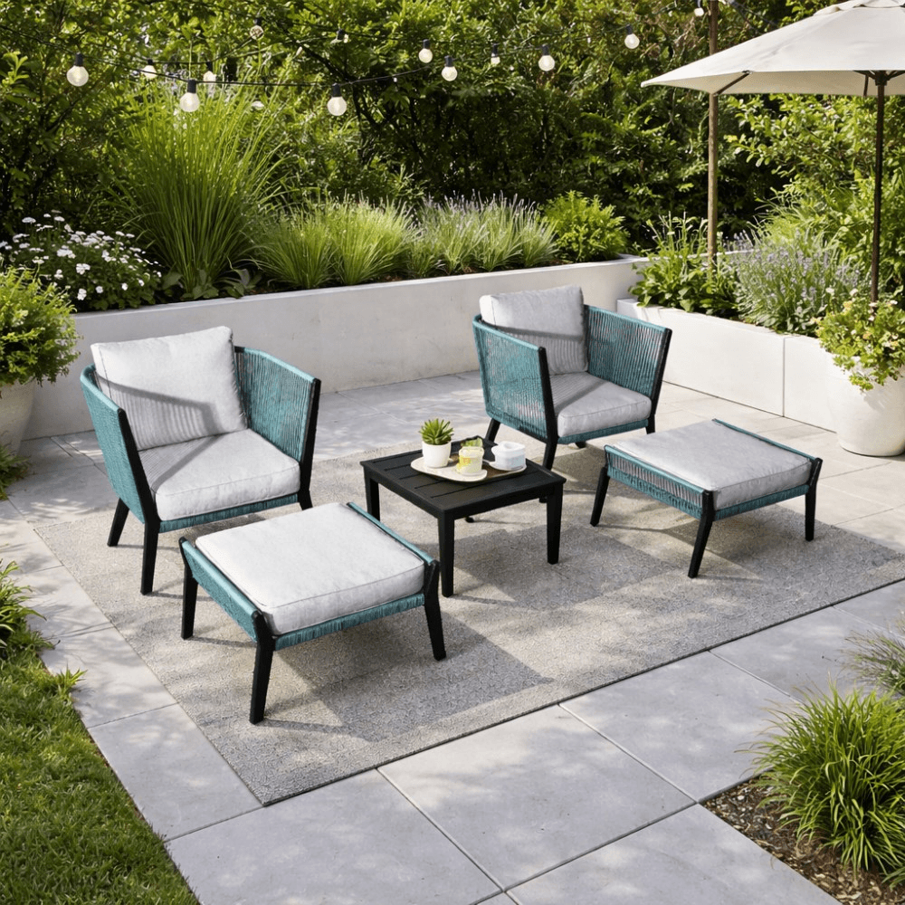 ავეჯის კომპლექტი OEM Jm-PS-T612, 5Pcs, Furniture Set, Grey