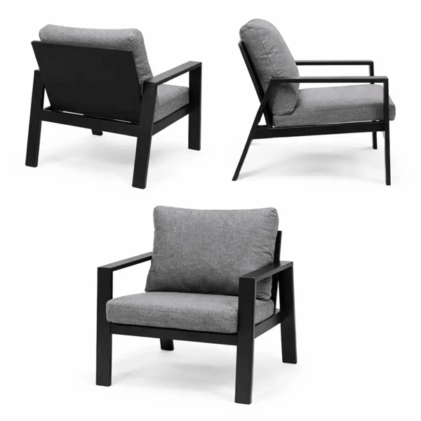 ბაღის ავეჯის კომპლექტი OEM 17051763, Furniture Set, Black
