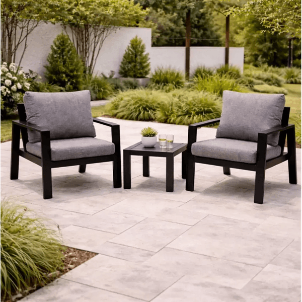 ბაღის ავეჯის კომპლექტი OEM 17051763, Furniture Set, Black