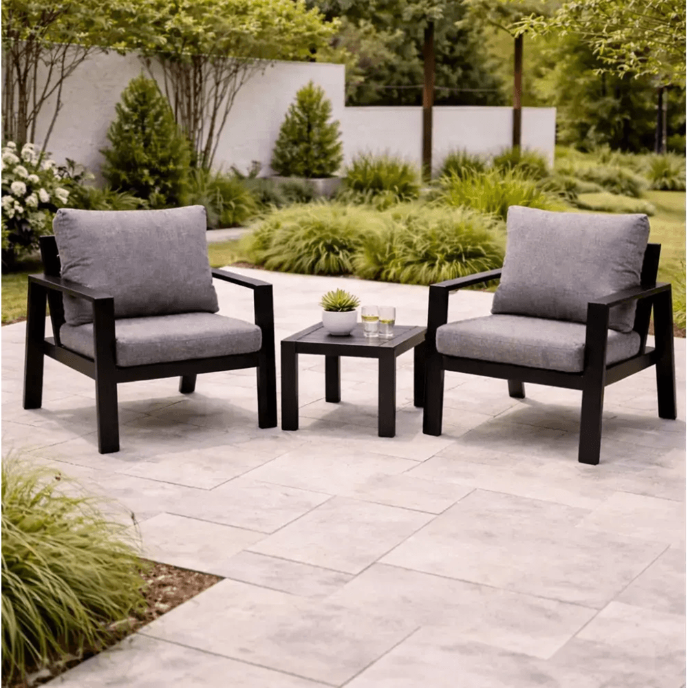 ბაღის ავეჯის კომპლექტი OEM 17051763, Furniture Set, Black