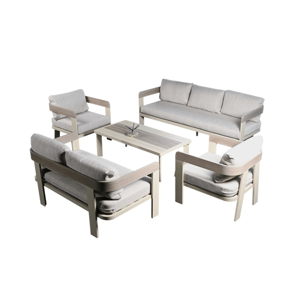 ბაღის ავეჯის კომპლექტი OEM Jm-7947, 5Pcs, Furniture Set, Beige