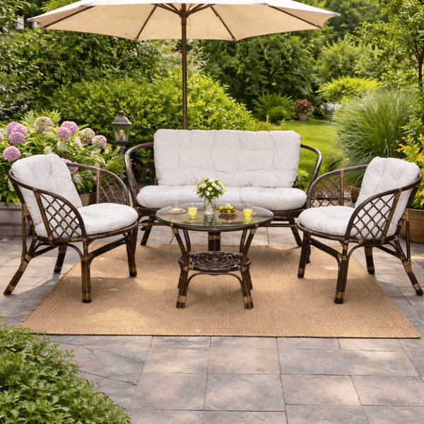 ბაღის ავეჯის კომპლექტი Home Decor BAHAMA, 4Pcs, Furniture Set, Brown