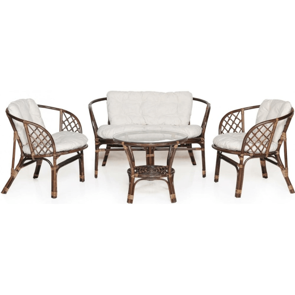 ბაღის ავეჯის კომპლექტი Home Decor BAHAMA, 4Pcs, Furniture Set, Brown