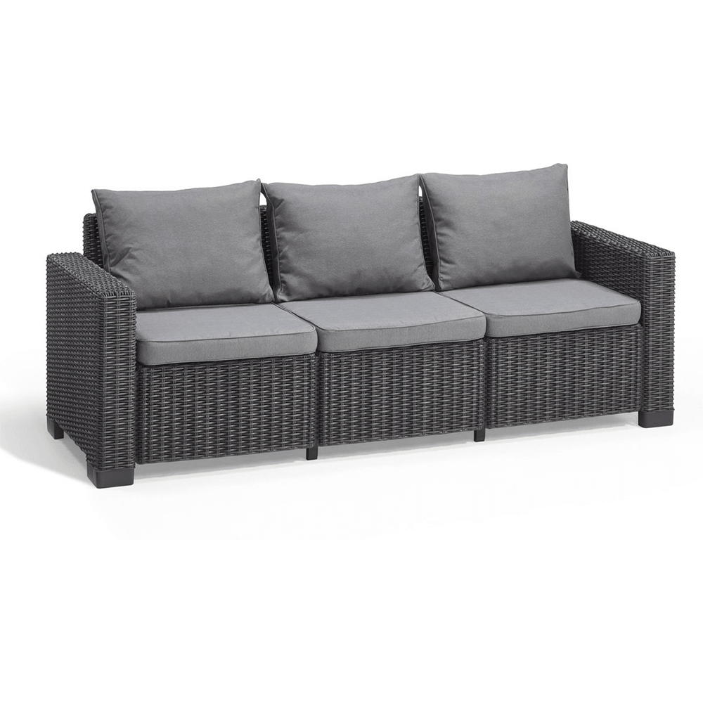 Furniture Set Keter California chaise longue Gr+NW-cg 03 STD, 3Pcs, Grey