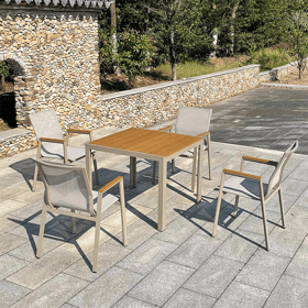 ბაღის ავეჯის კომპლექტი OEM SLX-5, 5Pcs, Furniture Set, Beige