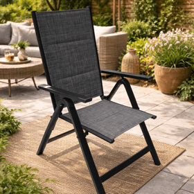 გასაშლელი სკამი OEM HY-001, Folding chair, Black