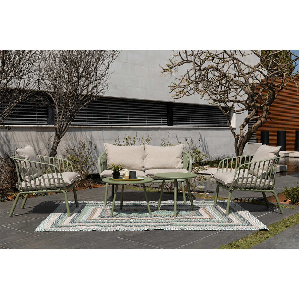 ბაღის ავეჯის კომპლექტი OEM17051570, 5Pcs, Furniture Set, Mint
