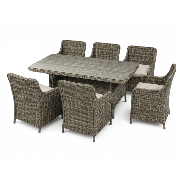 ავეჯის კომპლექტი OEM 17051661, 7Pcs, Furniture Set, Grey