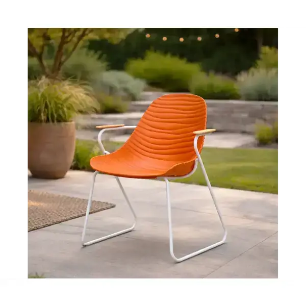 სკამი Domino Stream carver, Chair, Terracotta