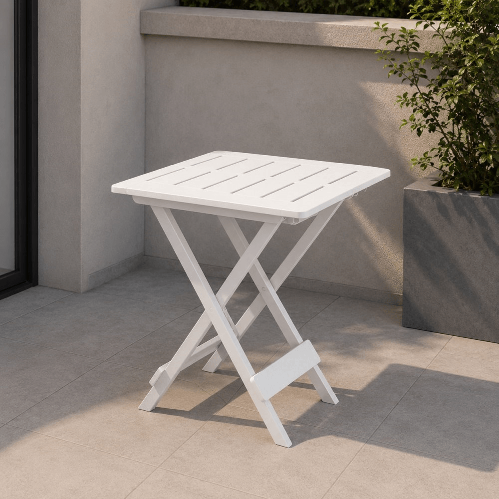 ბაღის მაგიდა Koopman 17051838 ADIGE, Folding Table, White