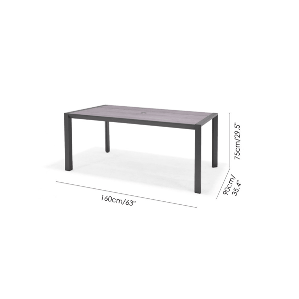 ბაღის მაგიდა OEM Urbanite 17051538, Table, Grey