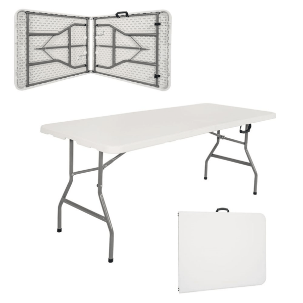 ბაღის დასაკეცი მაგიდა OEM 17051855 HTY005, Folding Table, White