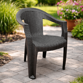 სკამი OEM BELLA, Chair, Antracite/White