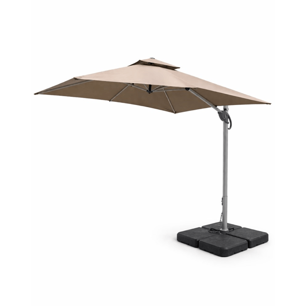 ბაღის ქოლგა OEM 17051800, 3x3m, Garden Umbrella, Beige
