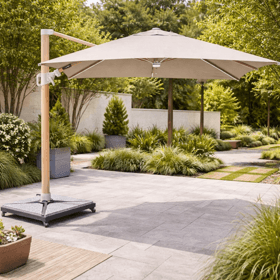 ბაღის ქოლგა OEM JM-PS-T420A, Garden Umbrella, Beige