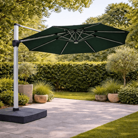 ბაღის ქოლგა განათებით OEM TX-L003, Garden Umbrella, Green