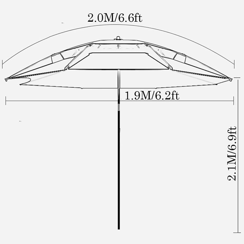 ქოლგა OEM YB-3083, Umbrella, Green