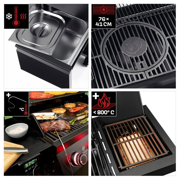Grill Landmann 15486 COOL, 6Person, Black