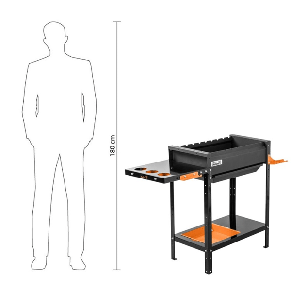 Grill Helios SMART-600 Optima, 9Person, Black