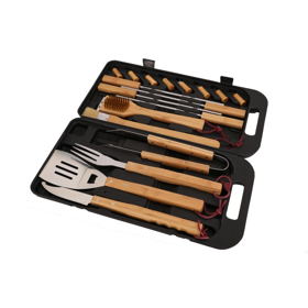 Barbecue Set Landmann 13395, 18Pcs, Brown