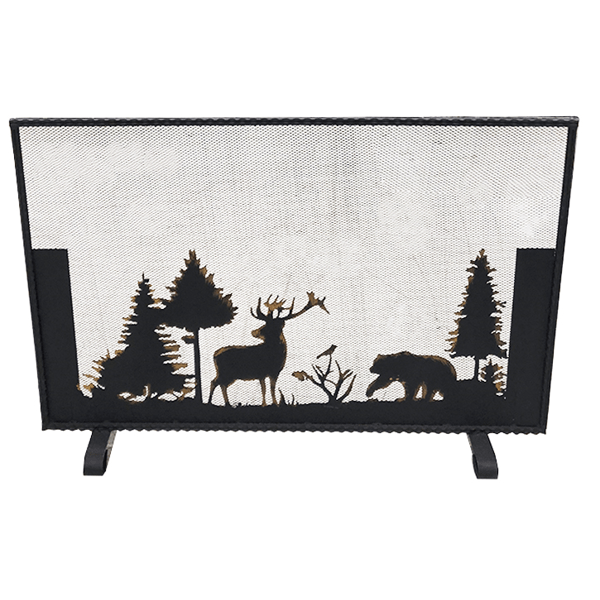 ბუხრის მისაფარებელი OEM 17072986, 60x90cm, Fireplace cover, Black