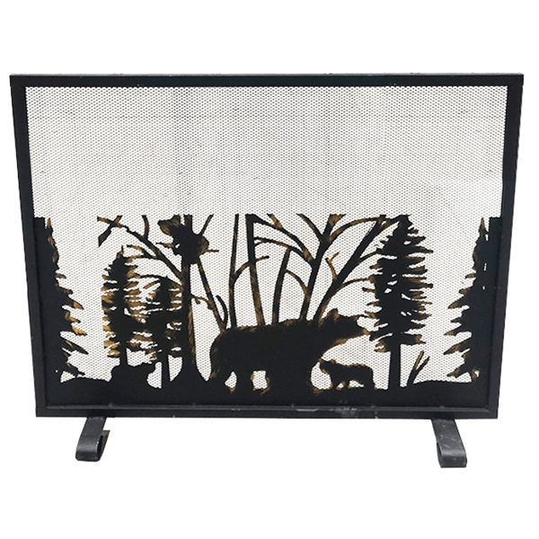 ბუხრის მისაფარებელი OEM 17072985, 60x80cm, Fireplace cover, Black