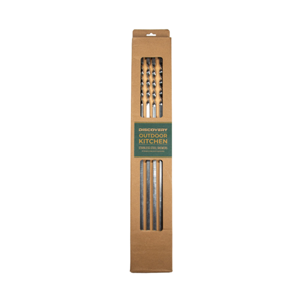 Skewers Set Discovery YT07 Craft box, 6Pcs, Silver