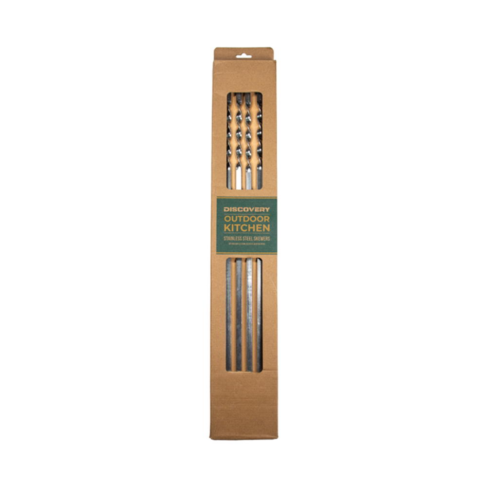 Skewers Set Discovery - YT08 Craft box, 6Pcs, Silver