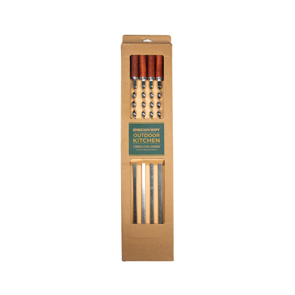 Skewers Set Discovery - YT09 Craft box, 6Pcs, Silver