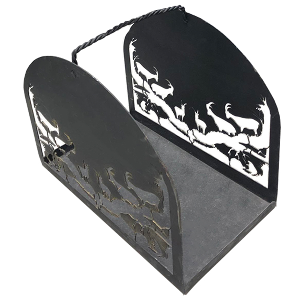 შეშის შესანახი OEM 17072984, Wood Storage, Black