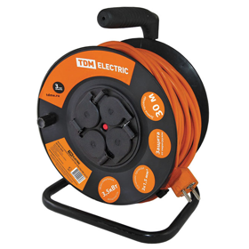 Coil TDM ByLion TDM SQ1301-0541, 4Socket, 30M, Orange
