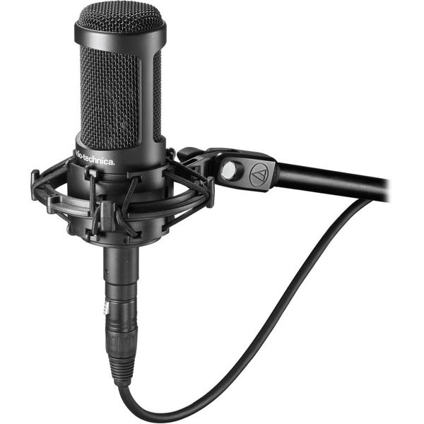 მიკროფონი Audio-Technica AT2035 Cardioid Condenser, XLR, Microphone, Black