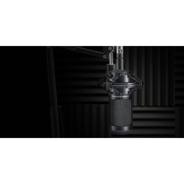 მიკროფონი Audio-Technica AT2035 Cardioid Condenser, XLR, Microphone, Black