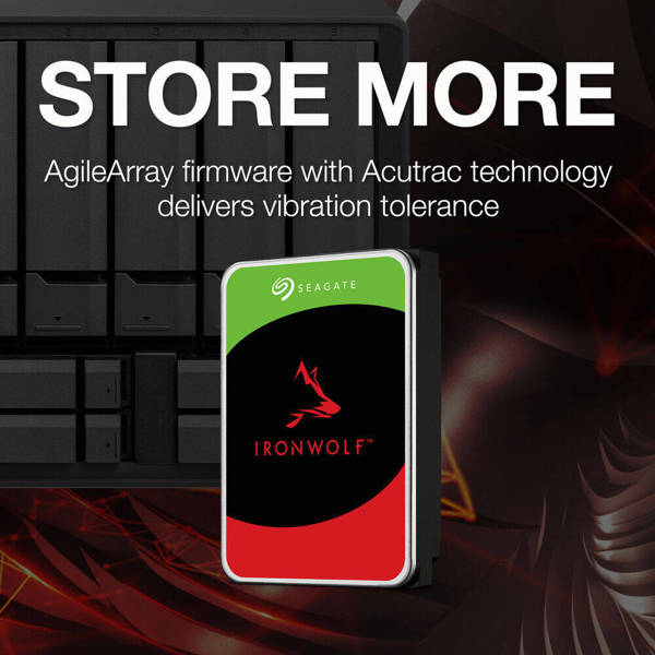 მყარი დისკი Seagate ST6000VN006 IronWolf NAS, 6TB, 3.5", Internal Hard Drive