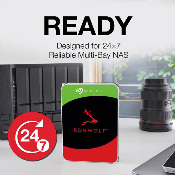 მყარი დისკი Seagate ST6000VN006 IronWolf NAS, 6TB, 3.5", Internal Hard Drive