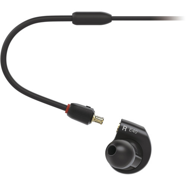 ყურსასმენი Audio-Technica ATH-E40, In-Ear Monitor Headphones, Wired, 3.5mm, Black