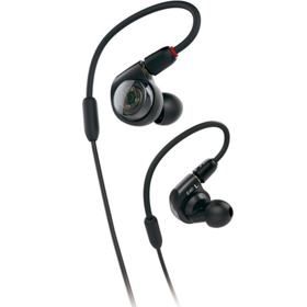 ყურსასმენი Audio-Technica ATH-E40, In-Ear Monitor Headphones, Wired, 3.5mm, Black