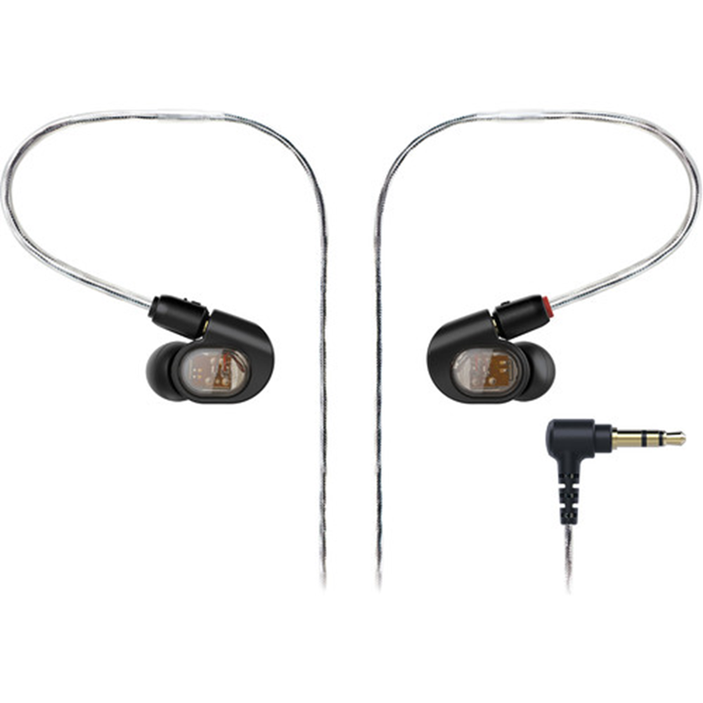 In-Ear Monitor Headphones, Audio-Technica ATH-E70, Wired, 3.5mm, Black