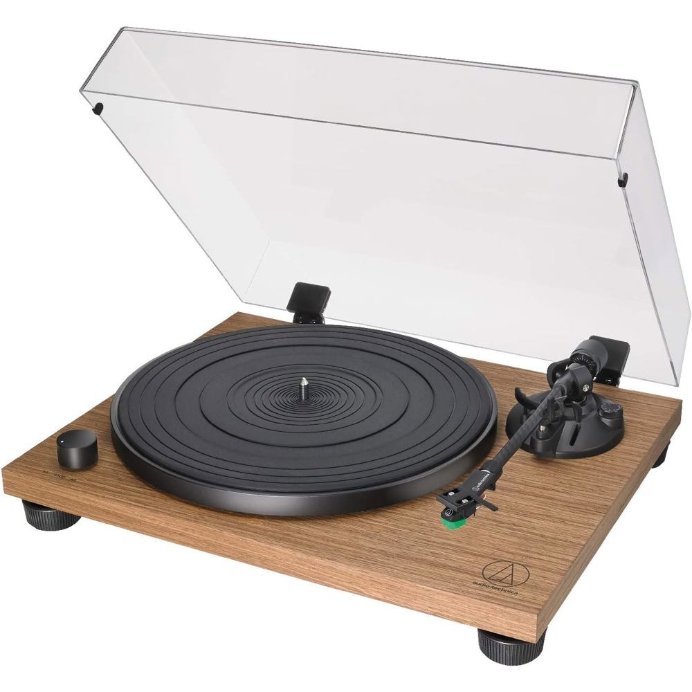 ფირსაკრავი Audio-Technica AT-LPW40WN, RCA, Turntable, Wood Base Walnut