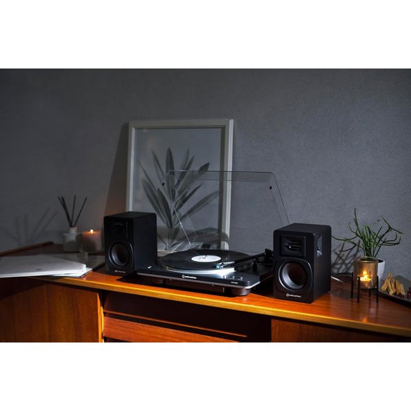 დინამიკი Audio-Technica AT-SP3X, 30W, Bluetooth, Stereo RCA, Speaker, Black