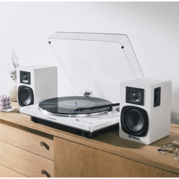 დინამიკი Audio-Technica AT-SP3XWH, 30W, Bluetooth, Stereo RCA, Speaker, White