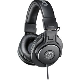 ყურსასმენი Audio-Technica ATH-M30X, Headset, Wired, 3.5mm, 6.3mm, Black