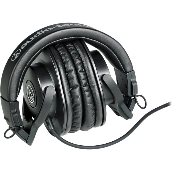 ყურსასმენი Audio-Technica ATH-M30X, Headset, Wired, 3.5mm, 6.3mm, Black