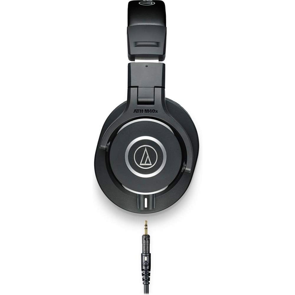 ყურსასმენი Audio-Technica ATH-M40X, Headset, Wired, 3.5mm, 6.3mm, Black