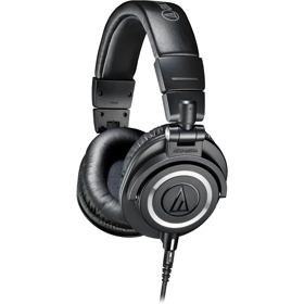 ყურსასმენი Audio-Technica ATH-M50X, Headset, Wired, 3.5mm, 6.3mm, Black